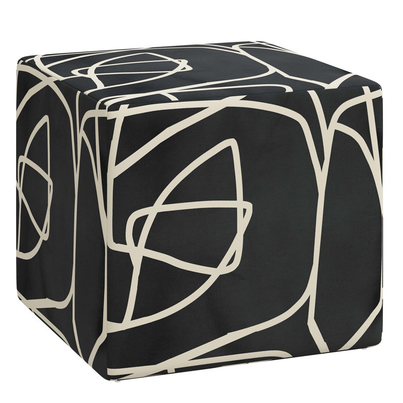 Contrada Ottoman in Pattern, Mona Abstract Black