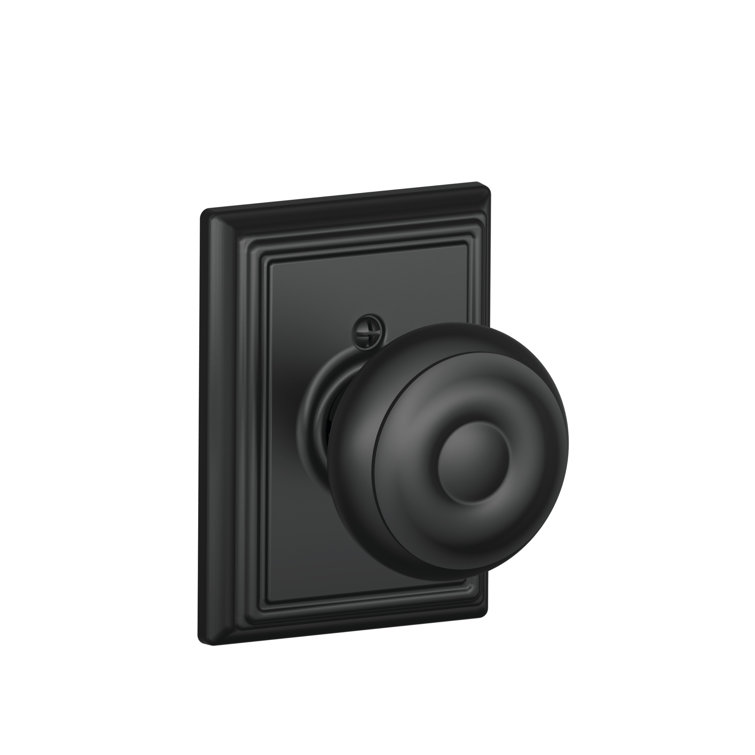 Georgian Single Dummy Knob with Addison Trim