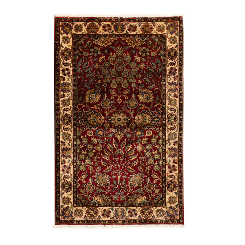 Oriental Area Rug in White