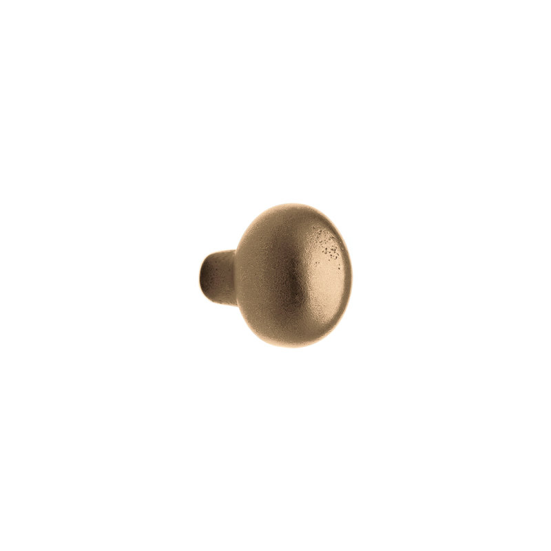 Egg Bronze Oval Knob, Silicon Bronze Light