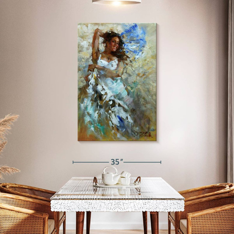 Leisha In The Dance, 48" H x 32" W