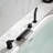 1 Handle Bathroom Waterfall Faucet with Diverter-81844677