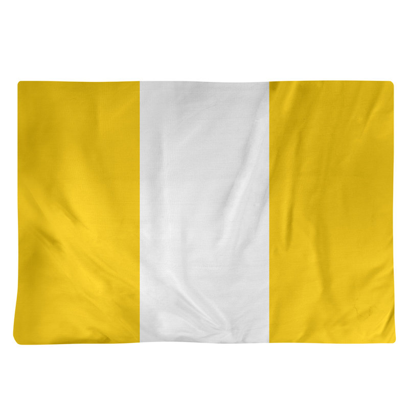 Récapitulatif de 18 po Iowa, Jaune, Sergé de coton