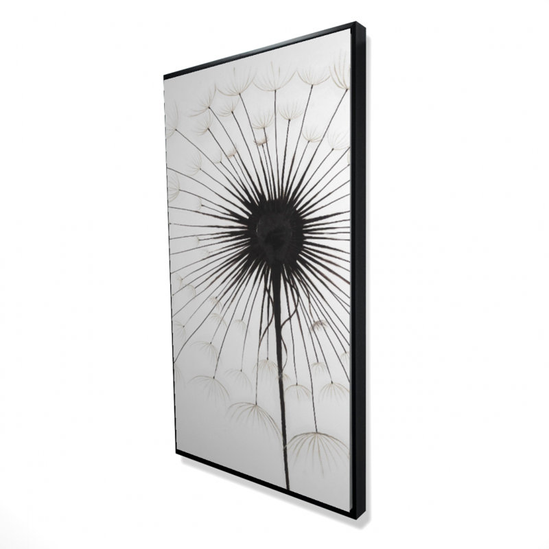 Dandelion Print On Canvas, H 48 po x l 24 po
