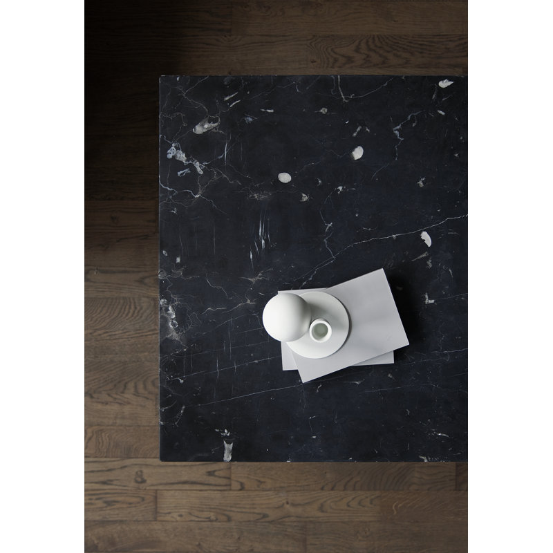 Plinth Coffee Table, Black Marquina