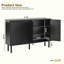 Cabinet with 5 Solid Wood Legs-1295782053