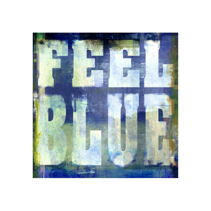 «Contemporary Feeling I» par Sofia Fox - Art textuel, H 24 po x l 24 po x P 1,5 po, Plexi