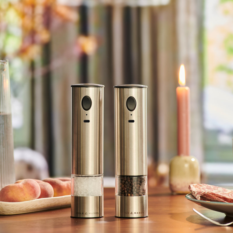 Brand No Power Source Required / Manual Salt & Pepper Mill Set