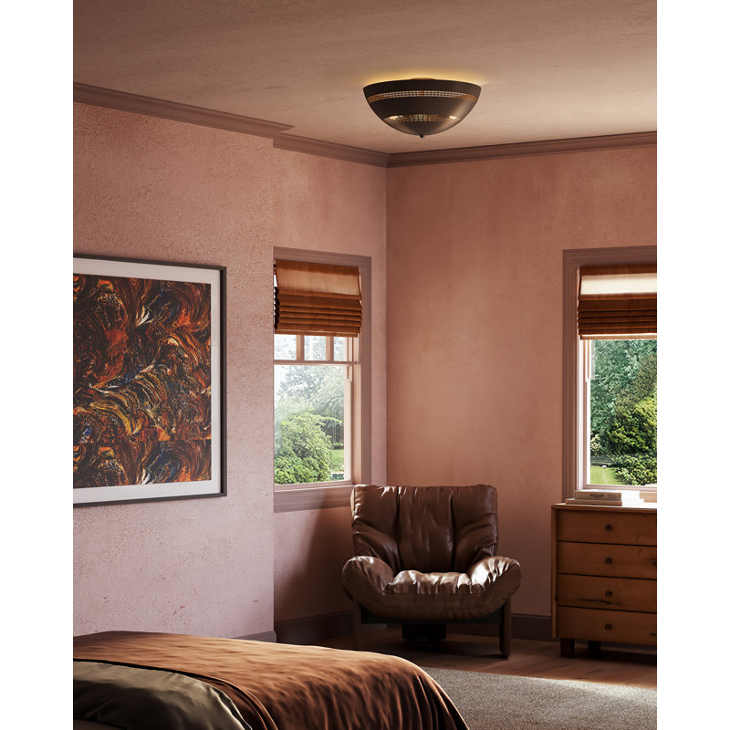 Overland 3 - Light Flush Mount, Urban Bronze