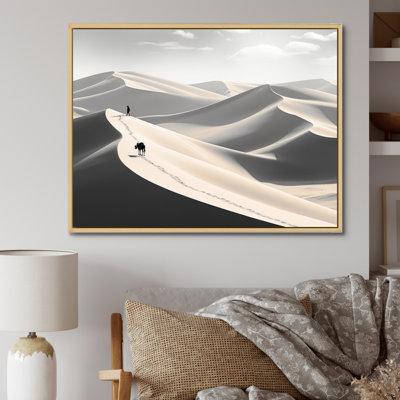 Camel Desert Wanderer V - reproduction sur toile