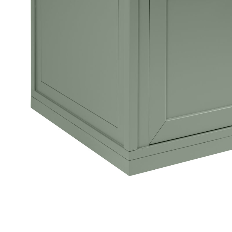 Chicago 48'' W Single Vanity, Smokey Celadon, Eternal Jasmine Pearl