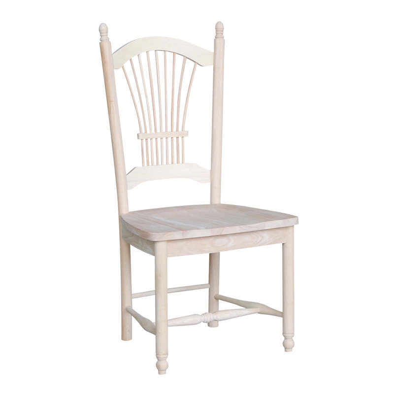 Chaise d'appoint en bois massif Disla