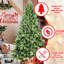 5ft Classic Christmas Tree, 967 Pe+ Tips, Realistic Appearance, Hinged Branches For Smooth Setup, Stable Metal Stand Decor Easy - To Setup Branches, Holiday Decorating