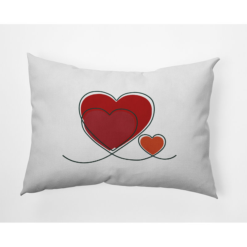 Reversible Throw Pillow, 14"H x 20"W, Rectangular