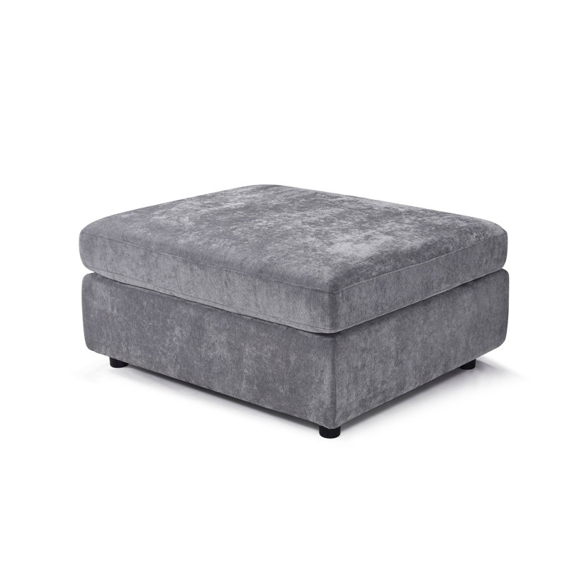 Upholstered Chenille Standard, Gray
