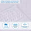 Ensemble de draps 100% coton gaufré Hiyabel Zero Twist-880155216