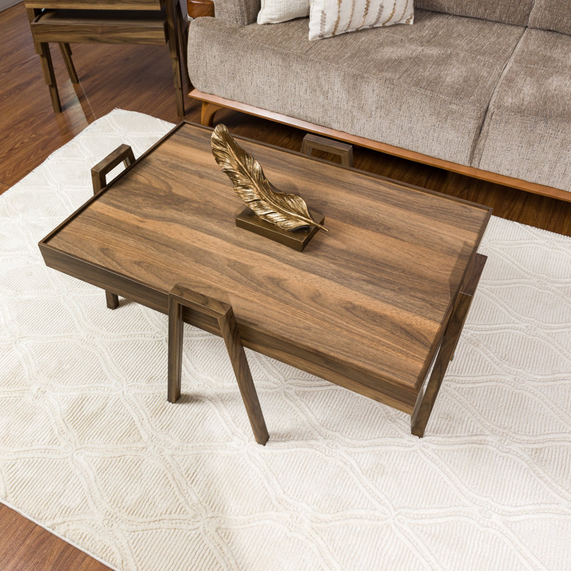 Table basse Merinos Elegance, Noyer