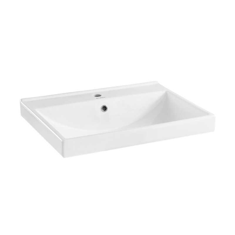 Dessus de meuble-lavabo simple 18,31 Carre avec trous de robinet