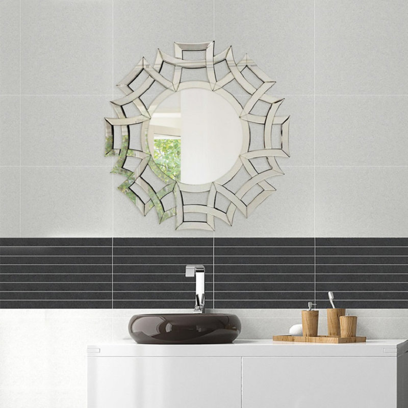 Miroir mural rond extrême east