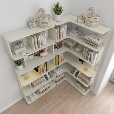 Bibliothèque d'angle compacte + bibliothèque extensible