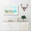 The Barcelona Skyline In Spain In Abstract - Wrapped Canvas Print-55341150