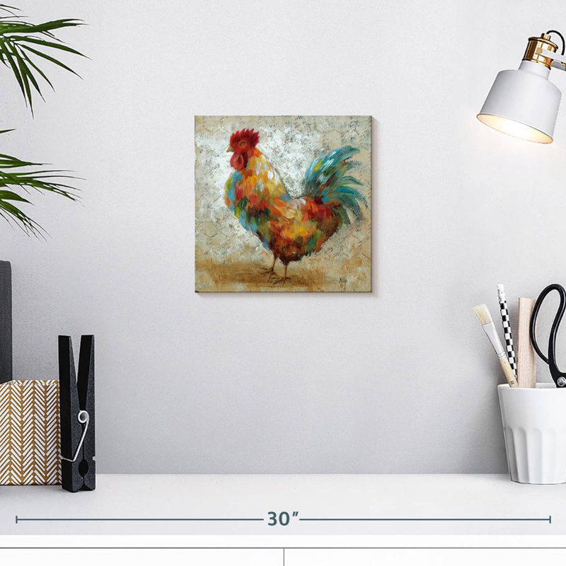 Crowle Fancy Rooster II, H 10 po x l 10 po