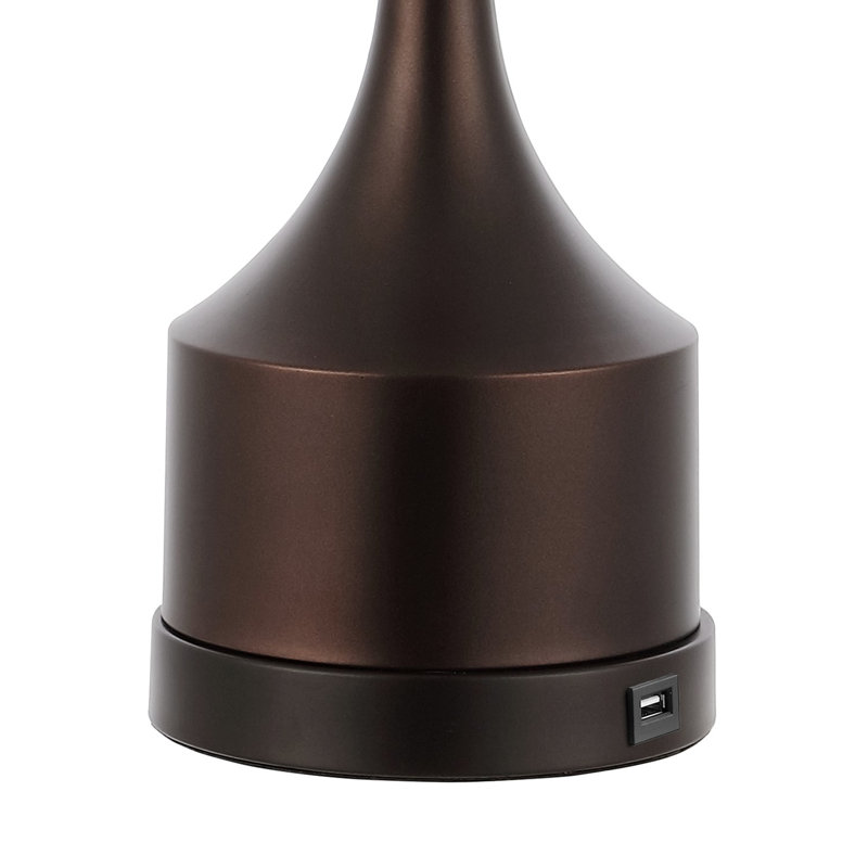 Cooper USB Table Lamp, Oil Rubbed Bronze
