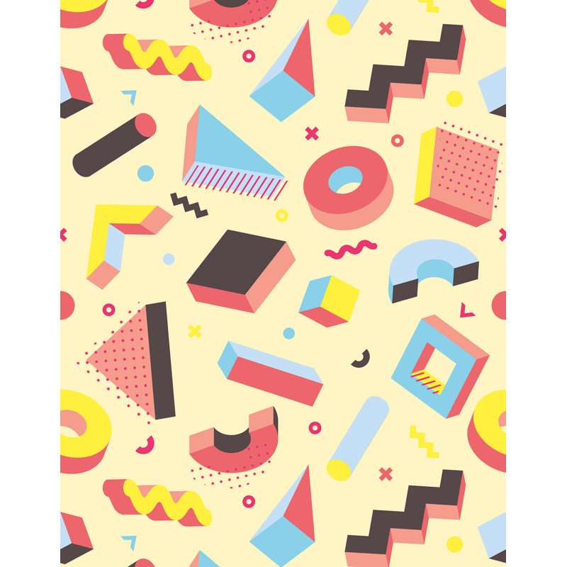 Finnik 7m x 75cm Wallpaper Roll, Yellow