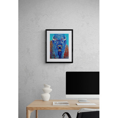 Dara Daniel " Bellowing Bison " by Dara Daniel