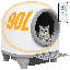 Polypropylene Self-Cleaning Litter Box with Scoop