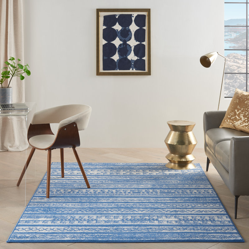 Pleasanton Abstract Indoor Rug, Rectangle 7' x 10'