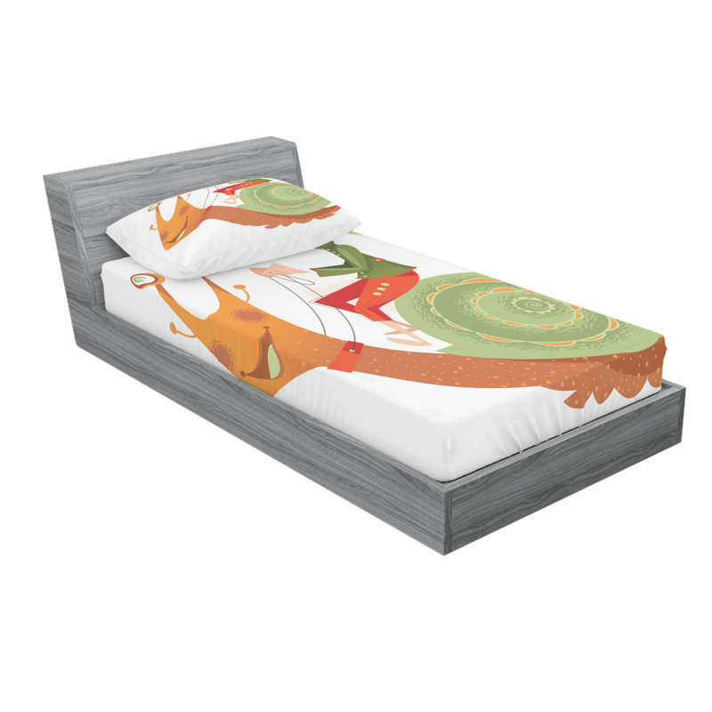 Microfiber Sheet Set, Twin Sheet Set with Fitted Sheet