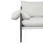 Chaise d'appoint en tissu avec finition Guyatri-27471180