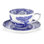 Spode Blue Italian Jumbo Cup & Saucer 20 Oz