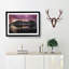 Black Sand Beach Iceland Painting - Single Picture Frame Print on MDF-56634184-56634185