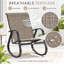 Chaise berçante d'extérieur en métal -94541193