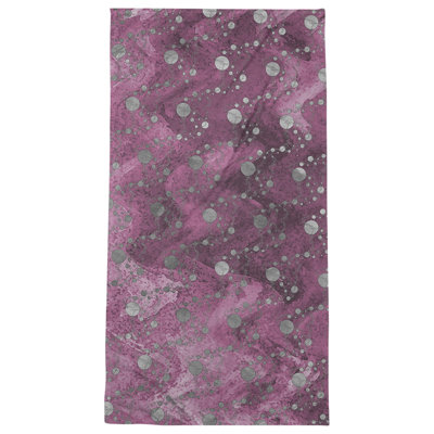 Serviette de plage planètes et étoiles