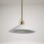 Tilda 1 - Light 14" Wide Electroplated Brass Cone Single Pendant-919731833