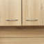 Armoire de cuisine 70,87 po de hauteur, avec 6 portes, 1 tablette ouverte et 1 tiroir pour la chambre à coucher, chêne rustique-781188654