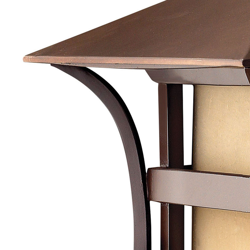 Harbor Outdoor Wall Lantern, Anchor Bronze, 10.5" H x 7" W, Non-Energy Saving/Non-Dark Sky