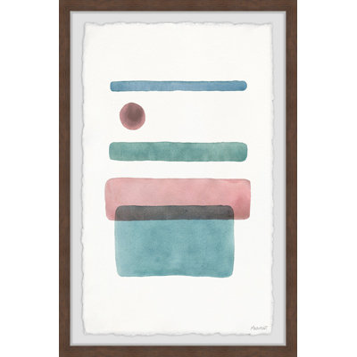 Dot In Between Lines IV - Single Picture Frame Painting