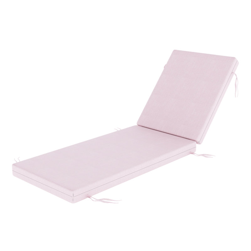 Lani Sunbrella® Outdoor Chaise Lounge Cushion, Sunbrella Play Cameo, 25" W x 79" D