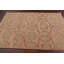 Tapis brun en laine / soie touffeté à la main Leoma