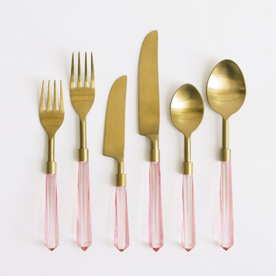 Borrowed BLU Prism Stainless Steel (18/10) Flatware Set