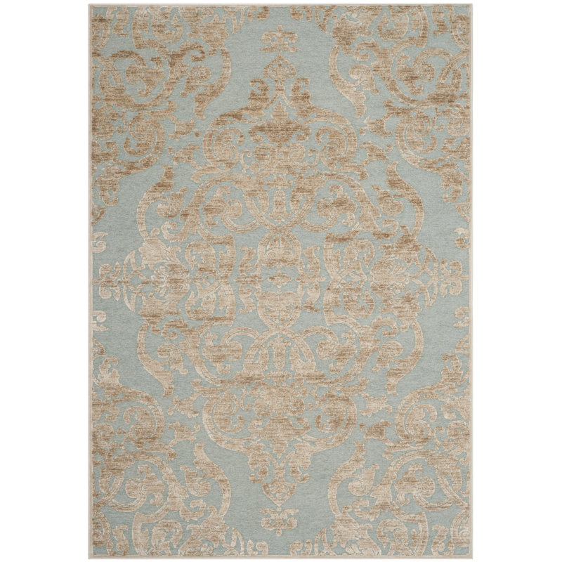 Velay Oriental Viscose Hand Woven Area Rug, Rectangle 160 x 229 cm