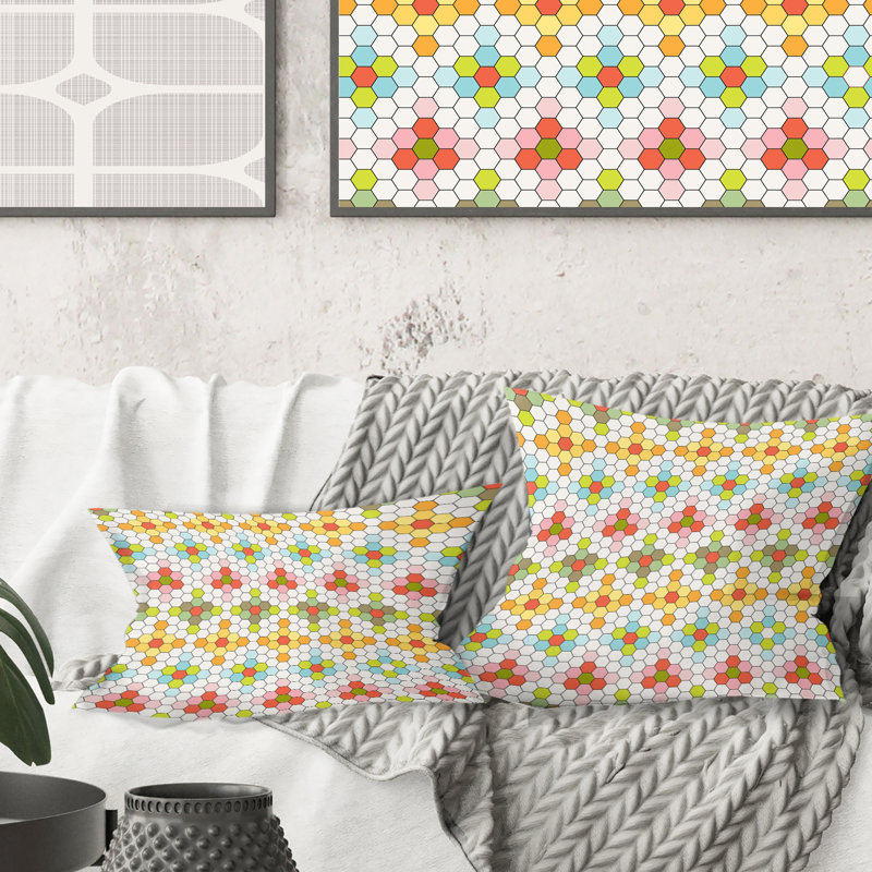 Coussin Retro, 18 po x 18 po