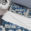 Ensemble de housse de couette à motif floral bleu Tribal Elegance-418958724