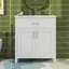 Meuble-lavabo de 30 pouces avec lavabo en céramique et beaucoup de rangement-115697494