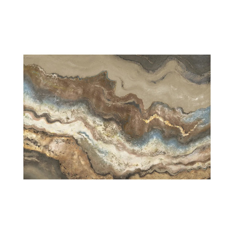 " Neutral Tierra " by Patricia Pinto, 18" H x 26" W x 1.5" D