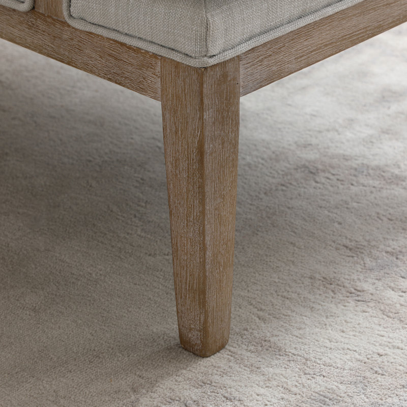 BENNY Upholstered Linen Armchair